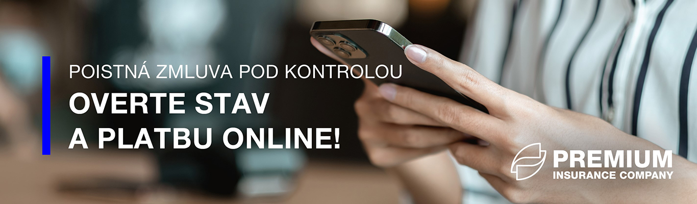 Poistná zmluva pod kontrolou. Pohodlná správa poistných zmlúv vďaka novej službe - banner