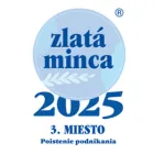 3 miesto Zlatá minca 2025 poistenie podnikania